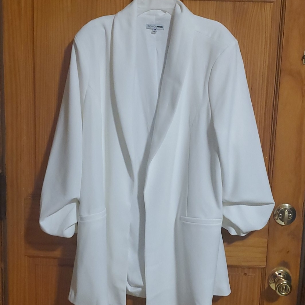 White blazer